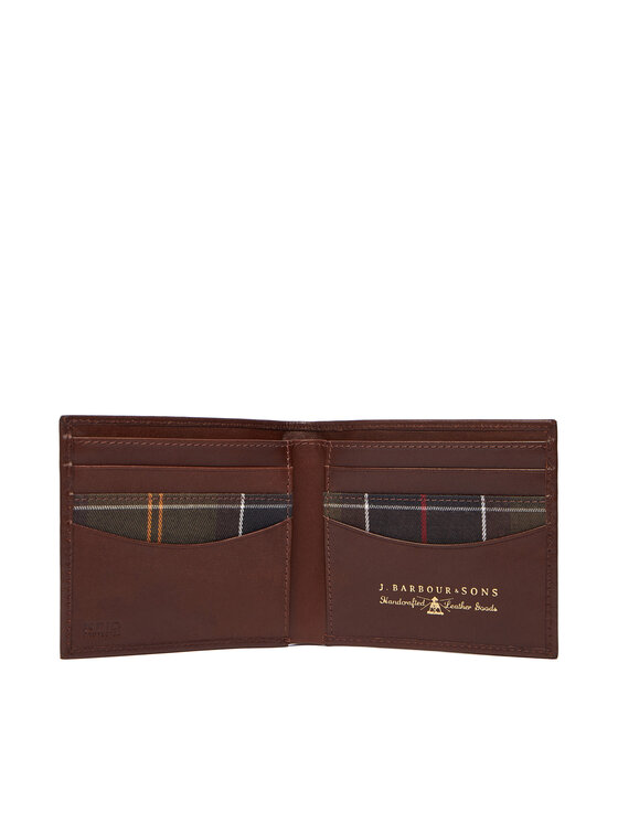 Barbour Barbour Didelė Vyriška Piniginė MLG0002BR52 Ruda
