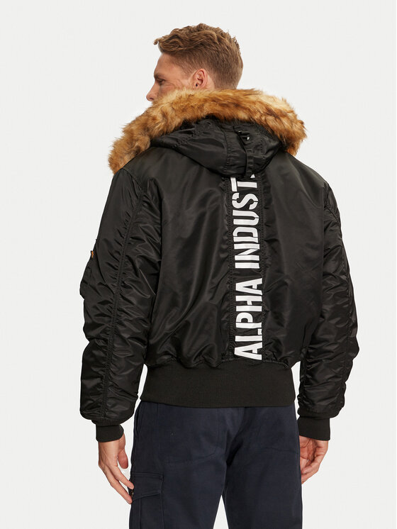 Alpha Industries Alpha Industries Зимно яке 113145 Черен Regular Fit