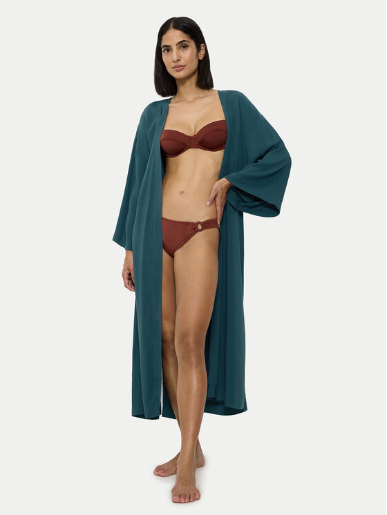 Triumph Triumph Kimono Beach MyWear 10222618 Zelená Relaxed Fit
