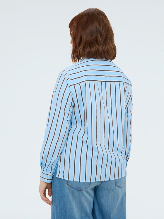 Fiorella Rubino Fiorella Rubino Koszula 5038T101461N0S1 Turkusowy Regular Fit