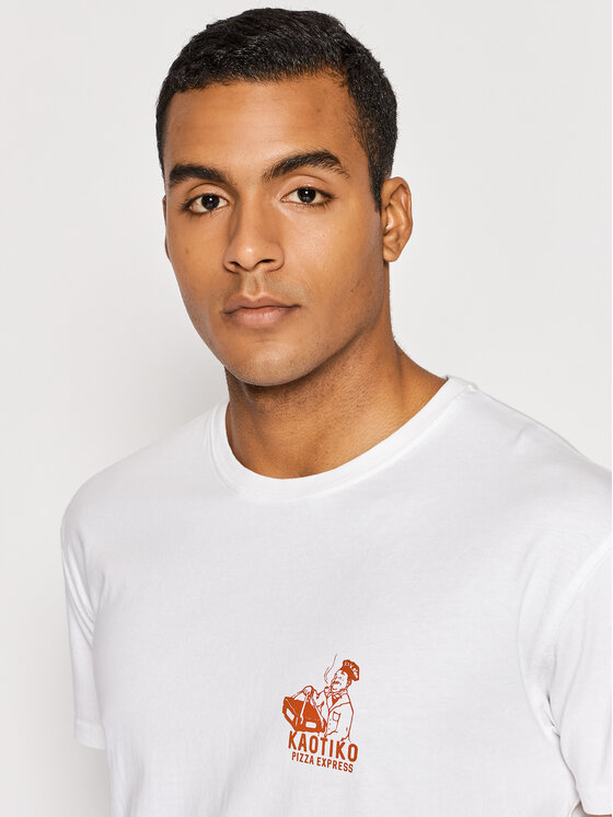 T-shirt Washed Bella Ciao AJ044-01-G002 Bianco