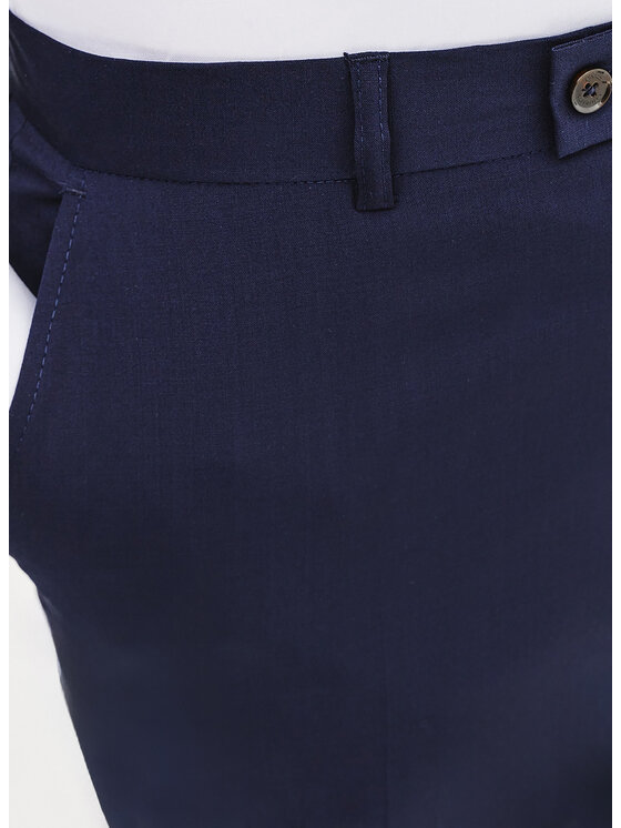 Pako Lorente Pako Lorente Spodnie garniturowe P25SP-6G-029 Granatowy Slim Fit