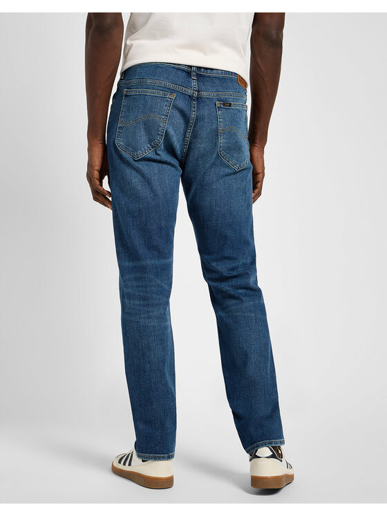 Lee Lee Jeansy RIDER Niebieski Slim Fit