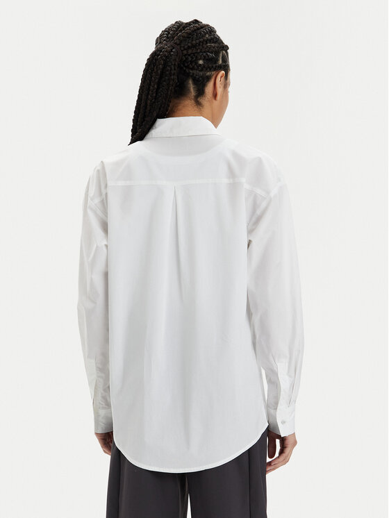 Champion Champion Koszula 117204 Biały Oversize