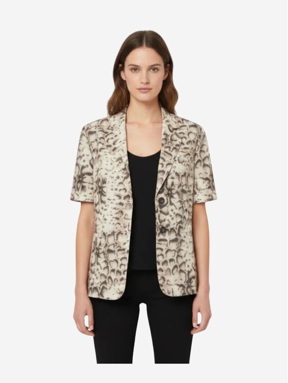 PINKO PINKO Marynarka BRINDISI GIACCA Beżowy Casual Fit