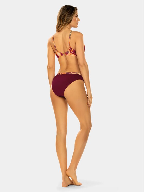 Feba Feba Dół od bikini FD20 Bordowy