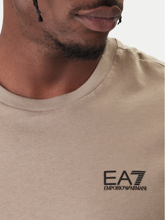 EA7 Emporio Armani EA7 Emporio Armani Majica 8NPT25 PJVPZ U6167 Bež Regular Fit