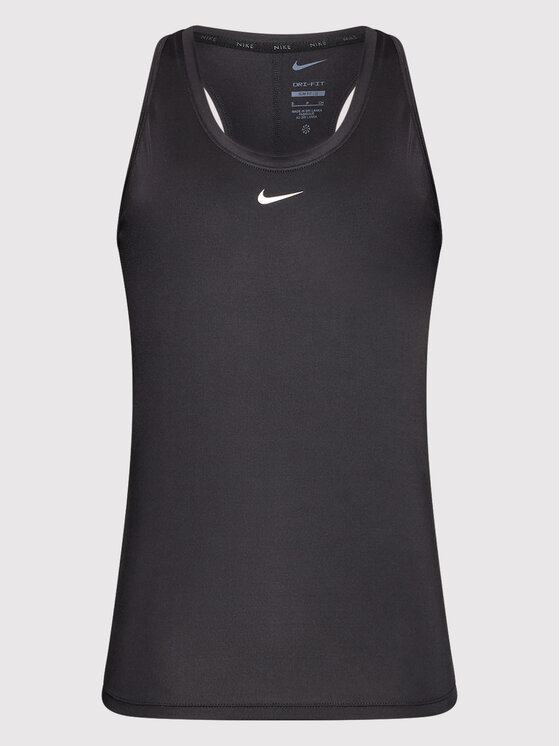 Nike Nike Тениска от техническо трико Dri-FIT One DD0623 Черен Slim Fit