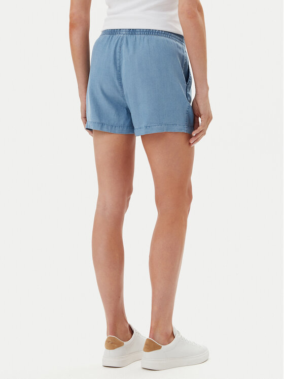 ONLY ONLY Šortky z materiálu Pema 15226321 Modrá Relaxed Fit