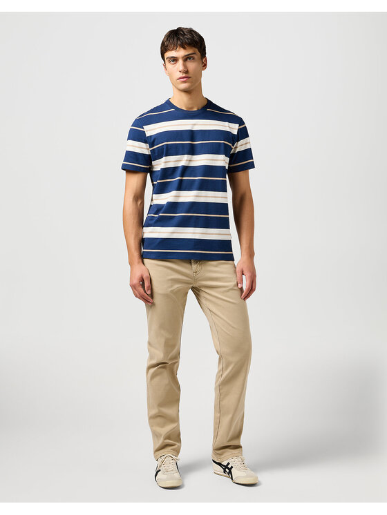 Wrangler Wrangler Spodnie materiałowe TEXAS Brązowy Regular Fit