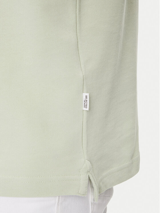 Selected Homme Selected Homme Polo 16087839 Zelena Regular Fit