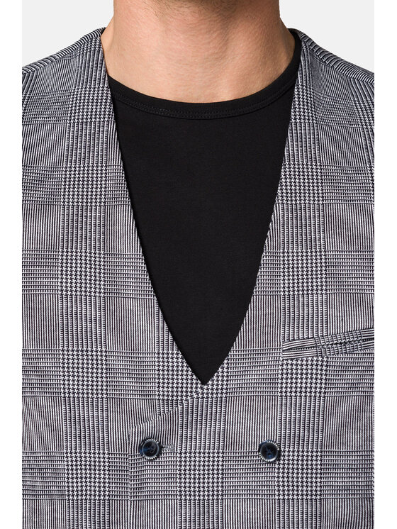 Lancerto Lancerto Kamizelka Belluno KA131123000003 Szary Slim Fit