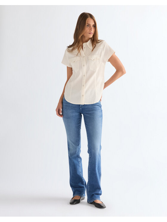 Wrangler Wrangler Jeansy BOOTCUT Niebieski Bootcut Fit