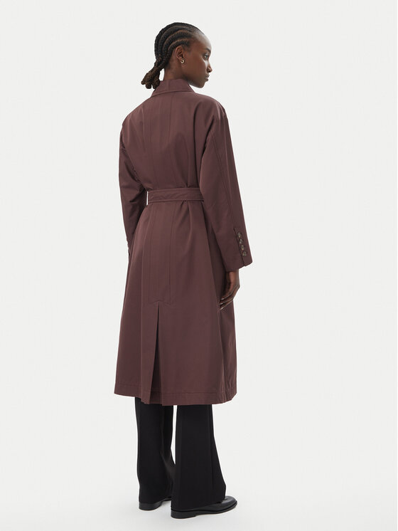 Marella Marella Преходно палто Spapiro 2623026024 Бордо Regular Fit