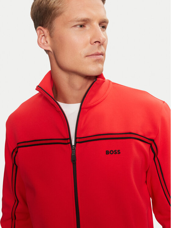 BOSS Boss Bluza Skaz 1 50523896 Czerwony Regular Fit