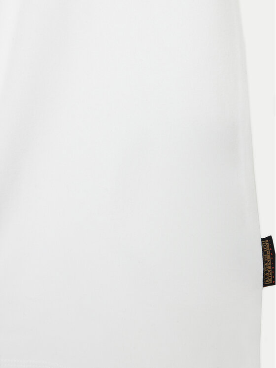 Napapijri Napapijri T-shirt S-Chamois NP0A4HYL D Bianco Regular Fit