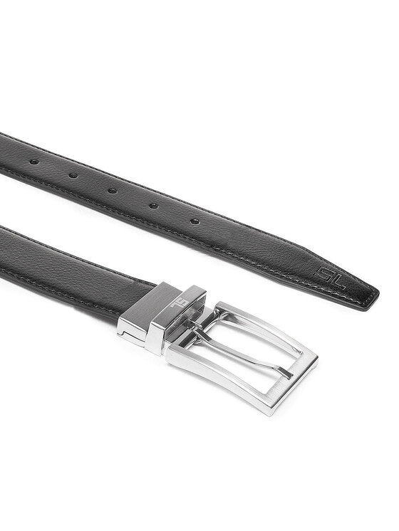 Semi Line Semi Line Cintura da uomo P8231-0 Nero