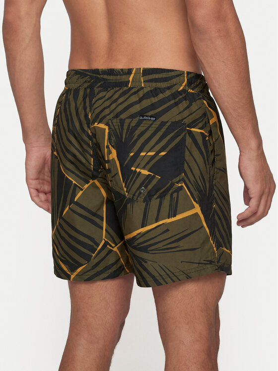 Quiksilver Quiksilver Ujumisšortsid Everyday Printed Volley 15 EQYJV04219 Roheline Regular Fit