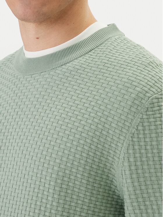 BOSS BOSS Sweater H-Imberto 50545283 Zöld Regular Fit
