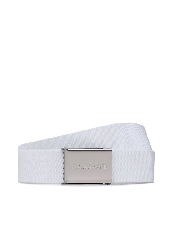 Lacoste Curea pentru Bărbați RC2012 Alb