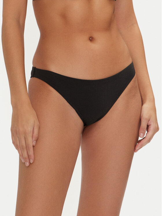 Calvin Klein Swimwear Bikini apakšdaļa KW0KW02740 Melns