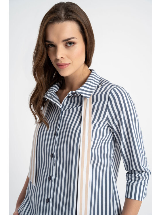 CLICK CLICK Košeľa 10-6852 Tmavomodrá Casual Fit