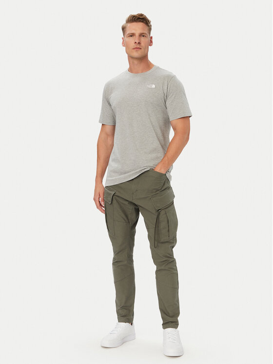 The North Face The North Face T-Shirt Evolution Simple Dome NF0A8CZ2 Szary Regular Fit