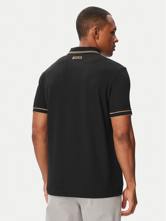 BOSS BOSS Polo marškinėliai Paddy_The_Open-26 50566997 Juoda Regular Fit