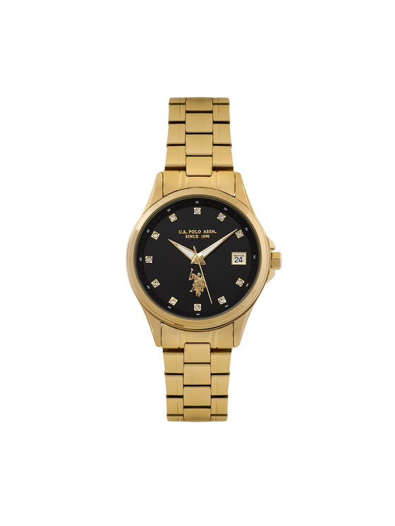 U.S. Polo Assn. U.S. Polo Assn. Laikrodis Louise USP8484BK Auksinė