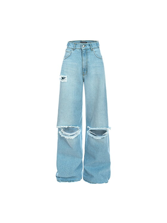 MissDenim MissDenim Jeansy Baggy Fit Niebieski Baggy Fit