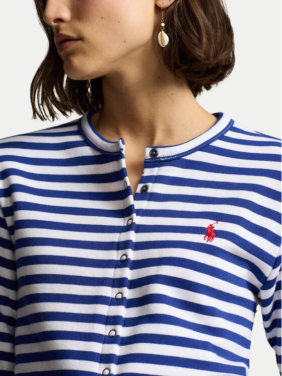 Polo Ralph Lauren Polo Ralph Lauren Pletena jopica 211942806001 Modra Slim Fit