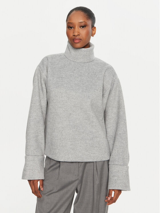 2NDDAY 2NDDAY Rollkragenpullover Francisca 2245135122 Grau Loose Fit