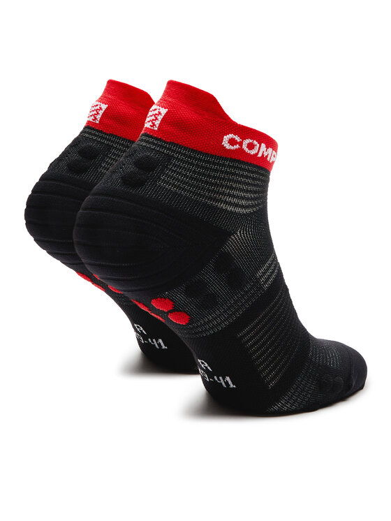 Compressport Compressport Чорапи къси унисекс Pro Racing Socks V4.0 Run Low XU00047B Черен