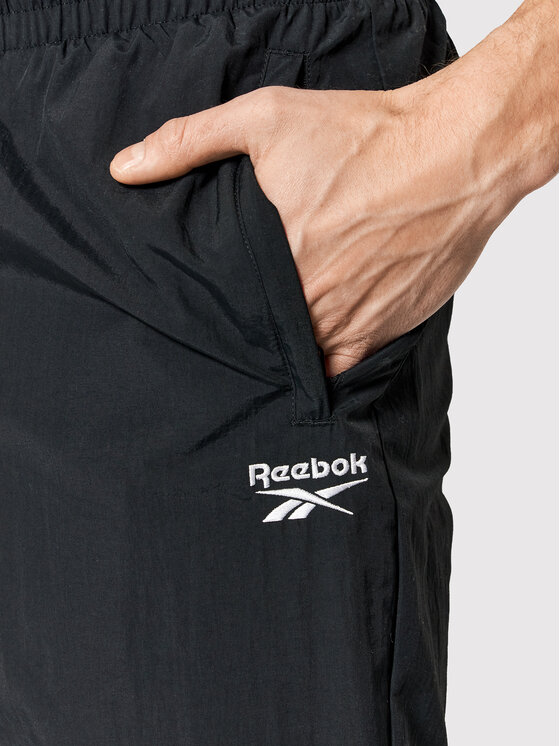 Reebok Reebok Spodnie dresowe Classics Vector HB5968 Czarny Slim Fit