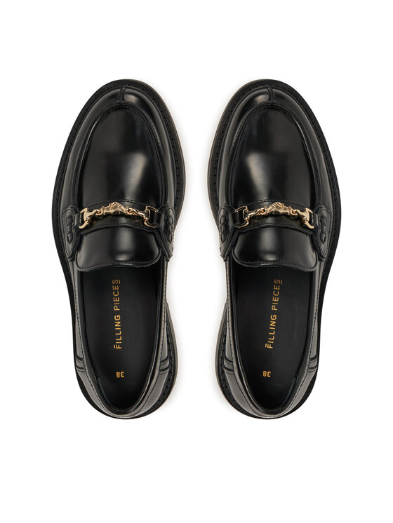 Filling Pieces Filling Pieces лоуфъри с дебела подметка Polido 44233191847 Черен