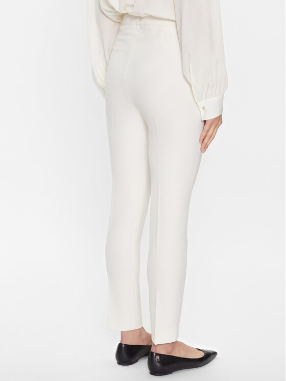 BOSS Boss Штани з тканини 50495683 Écru Regular Fit