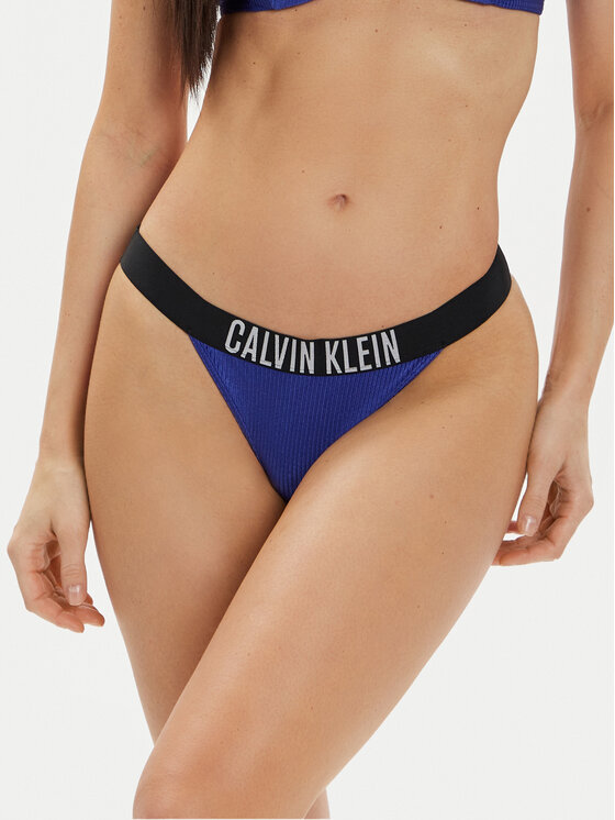 Női Bikini alsó Calvin Klein Swimwear, Méret: XL, Sötétkék, KW0KW02392