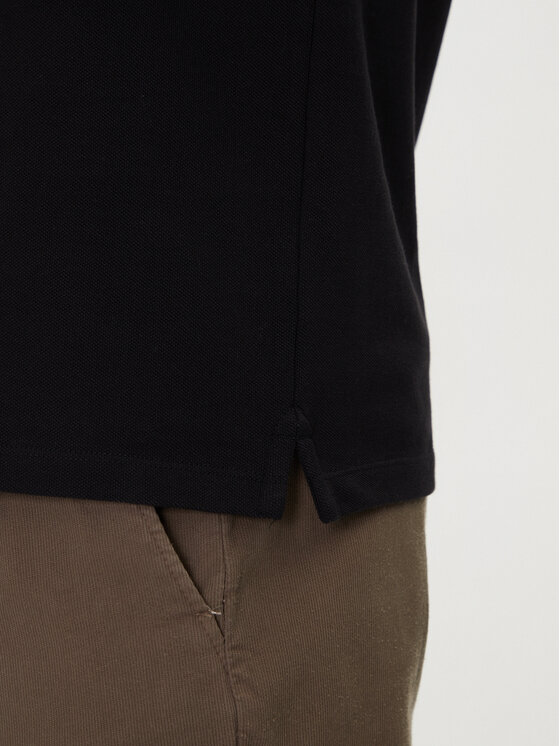 Timberland Timberland Тениска с яка и копчета TB0A6VDP Черен Regular Fit