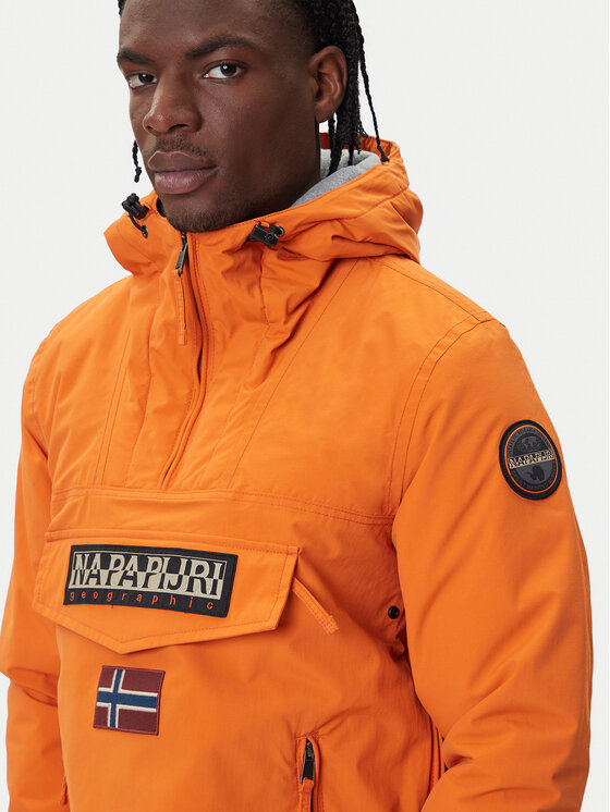 Napapijri Napapijri Kurtka anorak Rainforest Pocket 2 NP0A4GMD Pomarańczowy Regular Fit