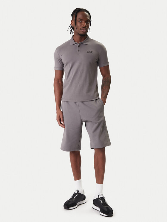 EA7 Emporio Armani EA7 Emporio Armani Polo 8NPF14 PJVQZ U8086 Pelēks Regular Fit