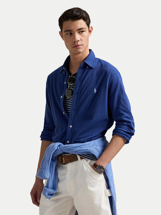 Polo Ralph Lauren Polo Ralph Lauren Cămașă 710654408140 Bleumarin Regular Fit