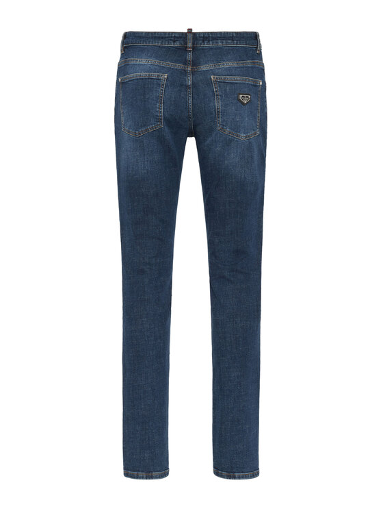 PHILIPP PLEIN PHILIPP PLEIN Jeansy 27843 Błękitny Straight Leg