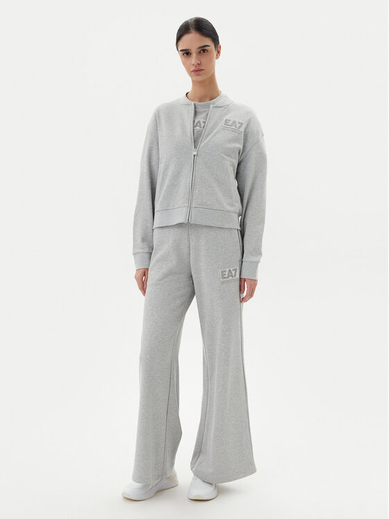 EA7 Emporio Armani EA7 Emporio Armani Долнище анцуг 7W000179 AF12473 O8002 Сив Wide Leg
