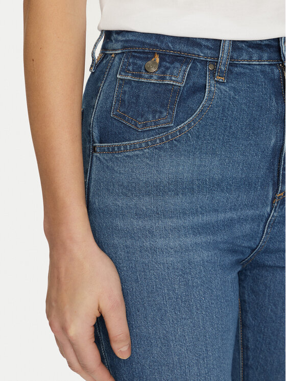 BOSS BOSS Jeans hlače Lyris 50531993 Modra Straight Fit