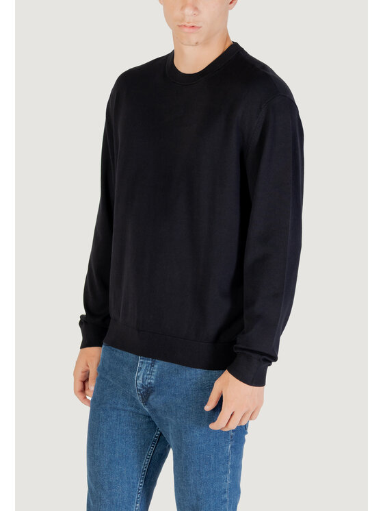 Armani Exchange Armani Exchange Sweter PULLOVER Niebieski Over Fit