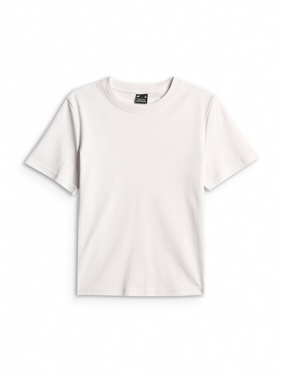 4F 4F T-Shirt ESSENTIAL 3 Biały Regular Fit