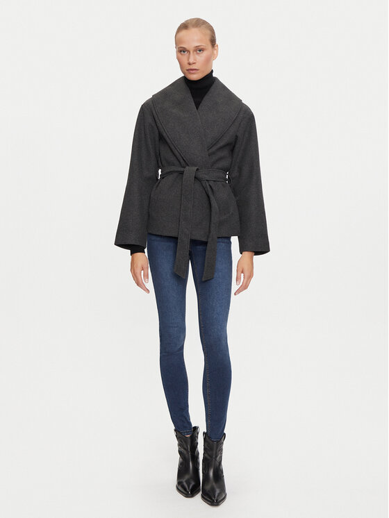 ONLY ONLY Übergangsjacke Augusta 15314352 Grau Regular Fit