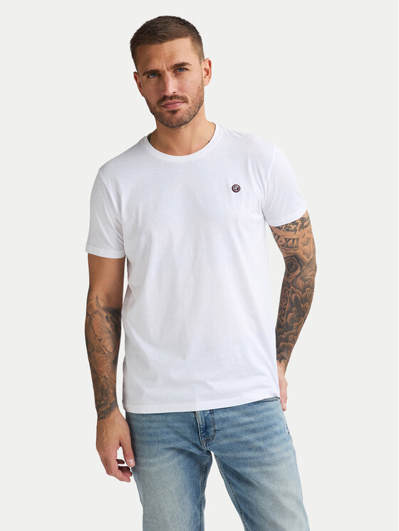 Petrol Industries Petrol Industries T-Shirt M-ROS-TSR002 Biały Regular Fit