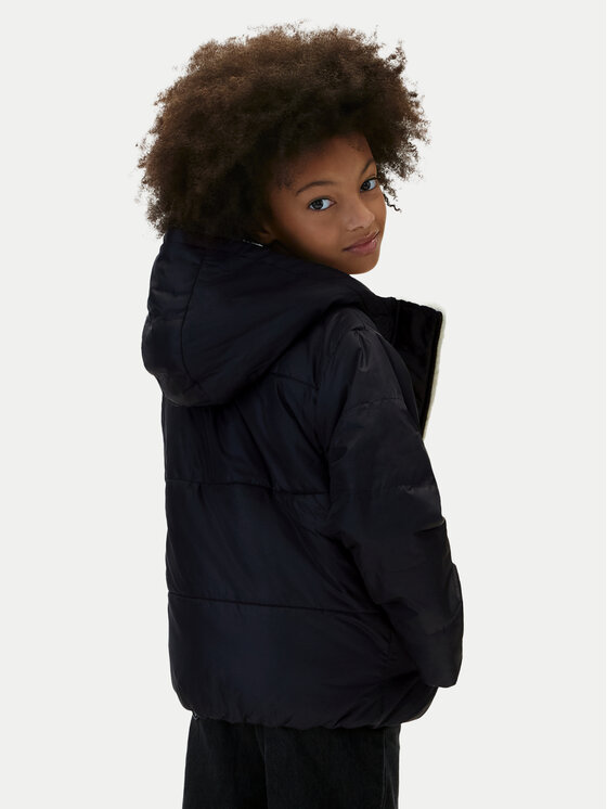 Calvin Klein Calvin Klein Zimní bunda Teddy LVCKFJM19G Černá Regular Fit