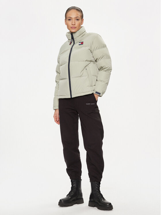 Tommy Jeans Tommy Jeans Pernata jakna Alaska DW0DW14661 Siva Regular Fit